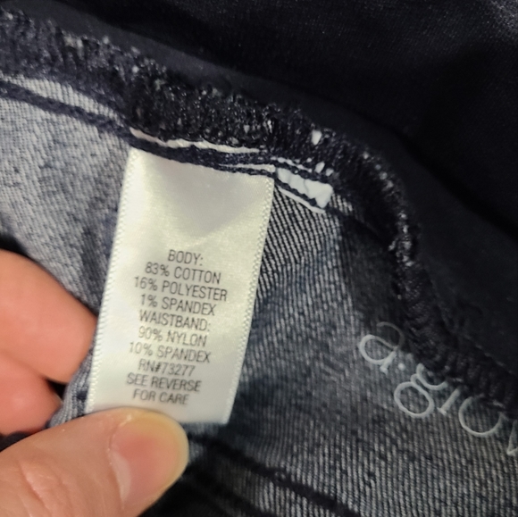 A:glow bootcut maternity jeans over belly - Picture 2 of 4